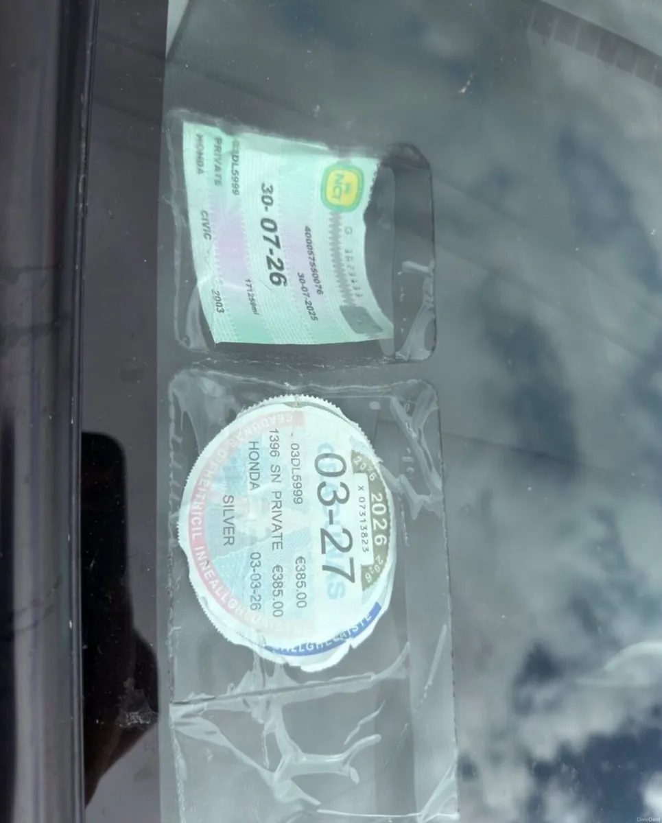 03 Honda civic 1.4 petrol tax 3/27 no nct - Image 6