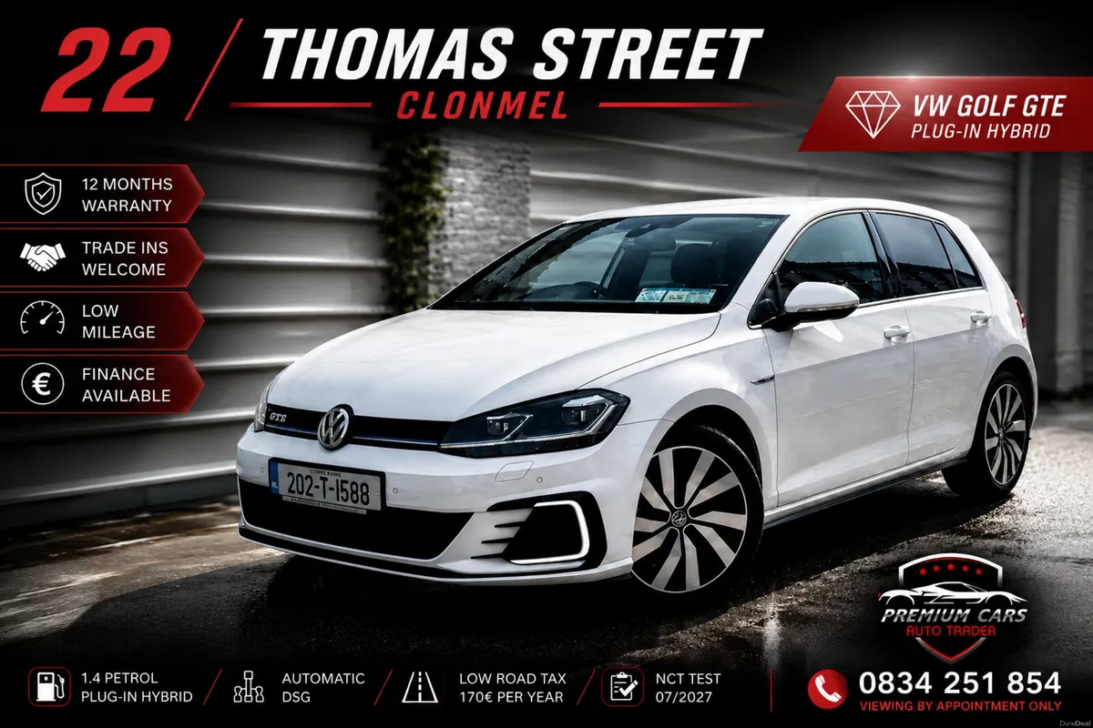 VOLKSWAGEN GOLF GTE PLUG-IN HYBRID 2020 - Image 1