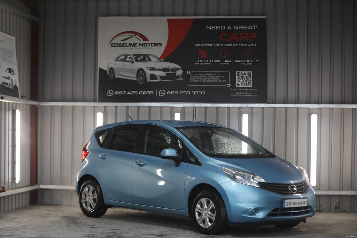 2013 Nissan Note Automatic low mileage 57,000km - Image 1