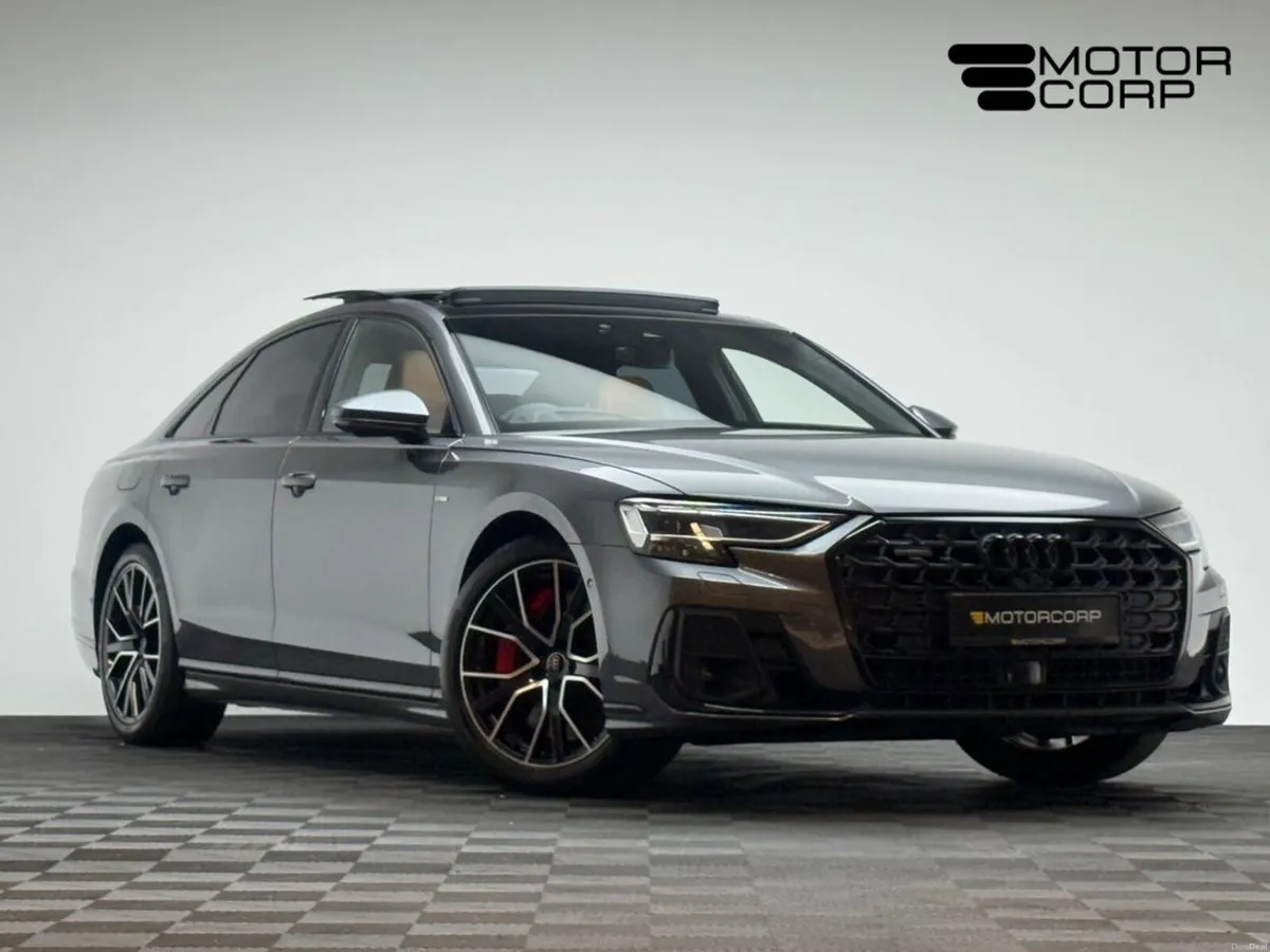 Audi A8 60 TFSI E S LINE BLK ED 462HP *PAN ROOF* - Image 1