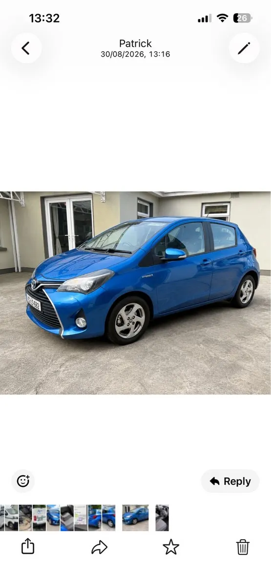 Toyota Yaris hybrid automatic 152 new nct 47 k - Image 1