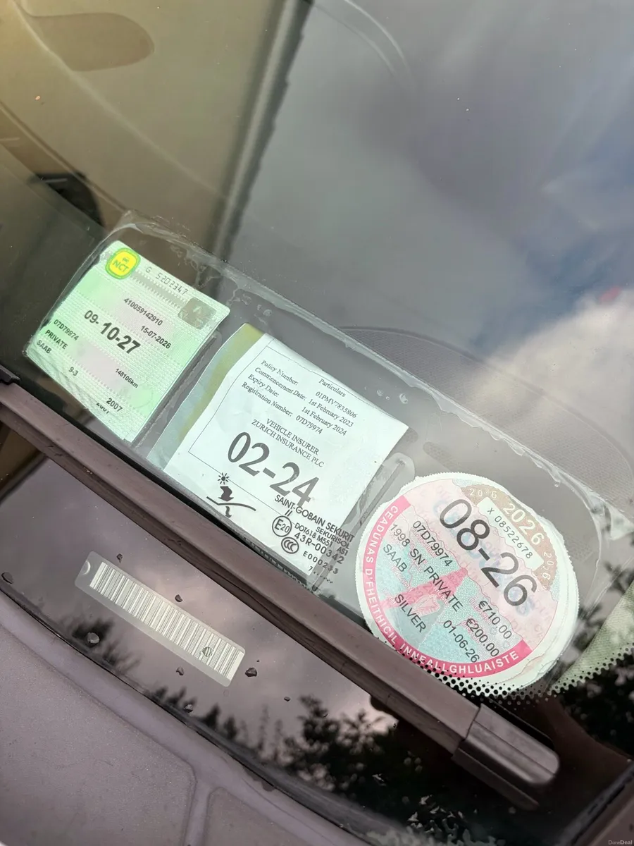 Saab 93 2.0t Nct 10/27 - Image 6