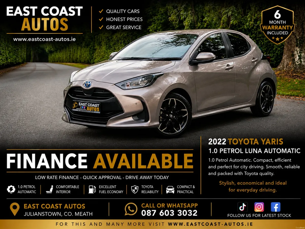 2022 Toyota Yaris 1.5 Petrol Hybrid Automatic Luna - Image 1