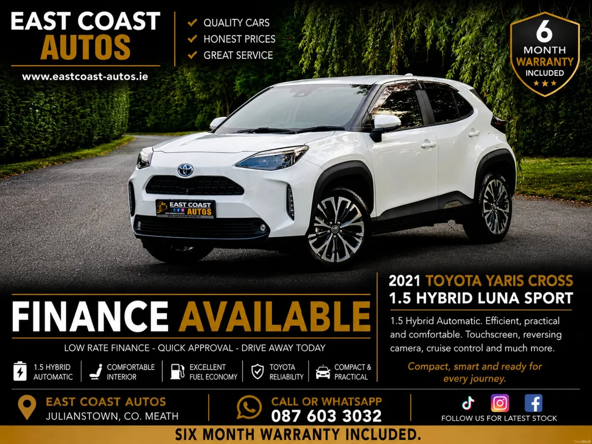 2021 Toyota Yaris Cross 1.5 Petrol Hybrid Auto G - Image 1