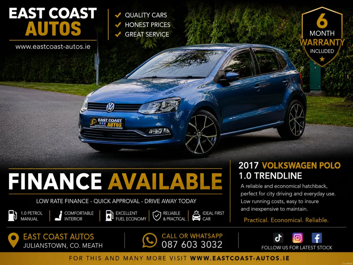 2017 Volkswagen Polo Highline 1.2 Petrol Auto Leat - Image 1