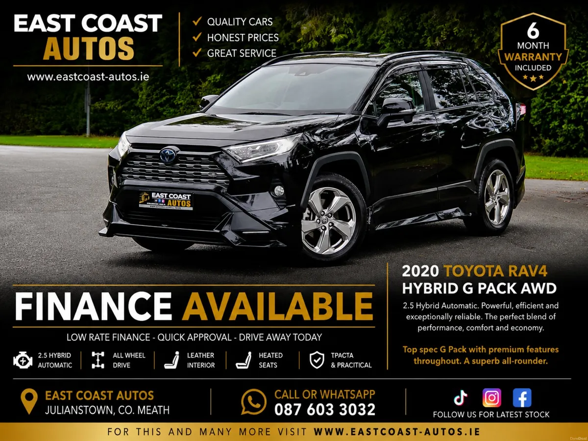 2020 Toyota RAV4 2.5 Petrol Hybrid Auto AWD G Pack - Image 1