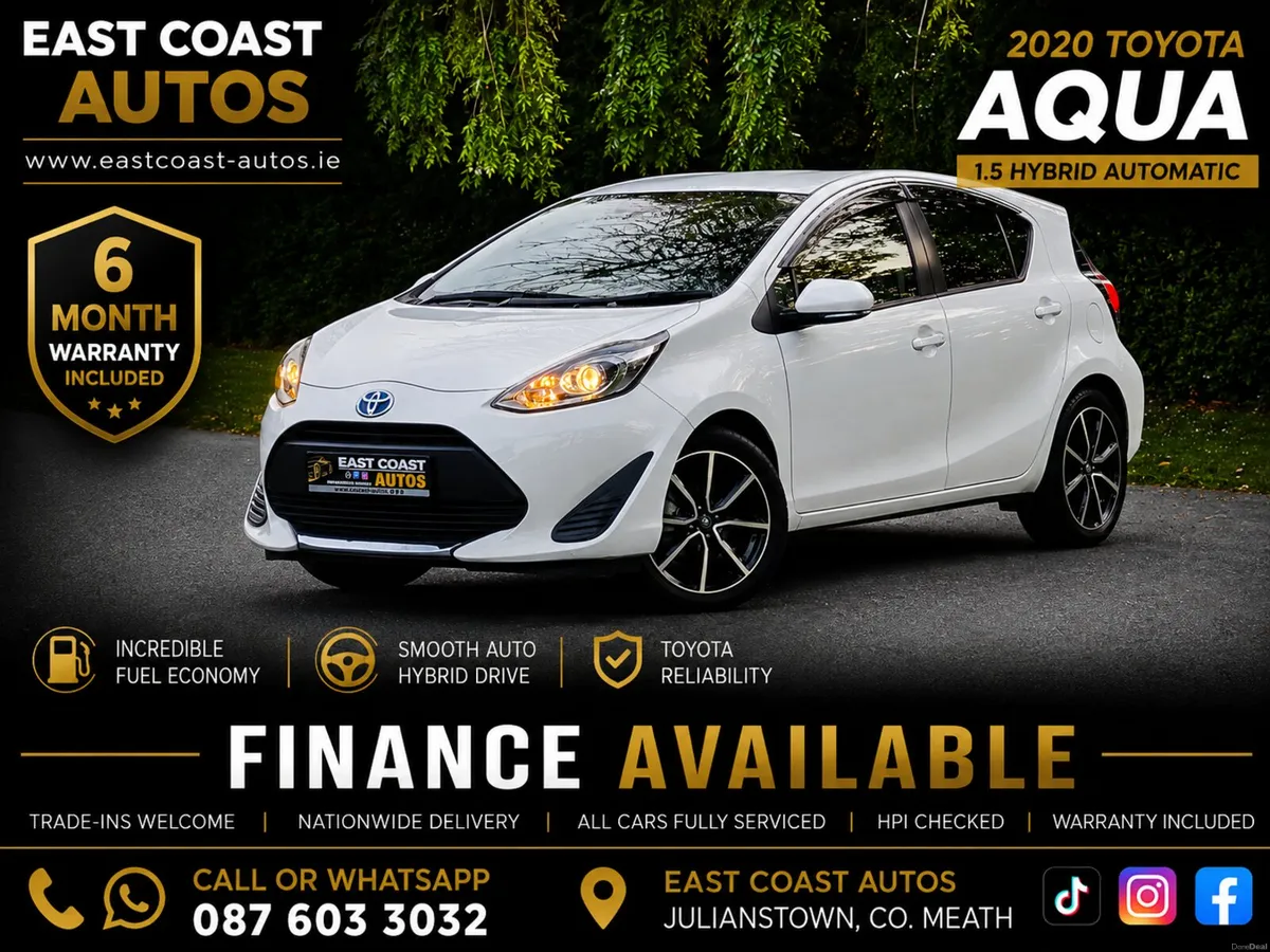 2020 Toyota Aqua 1.5 Petrol Hybrid Automatic S Pck - Image 1