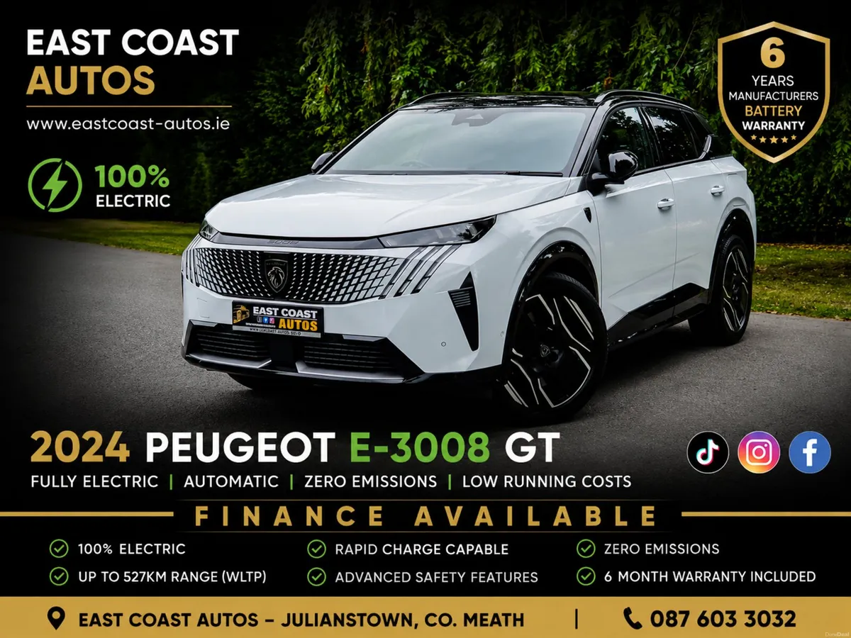 2024 Peugeot E3008 GT Electric EV - Image 1