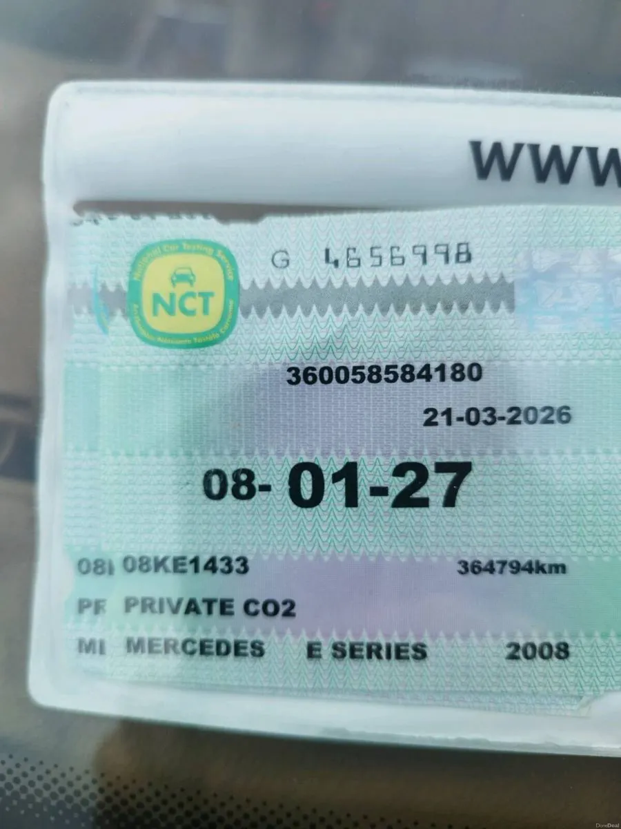 2008 Mercedes E Class 220 NCT Jan 2027 - Image 6