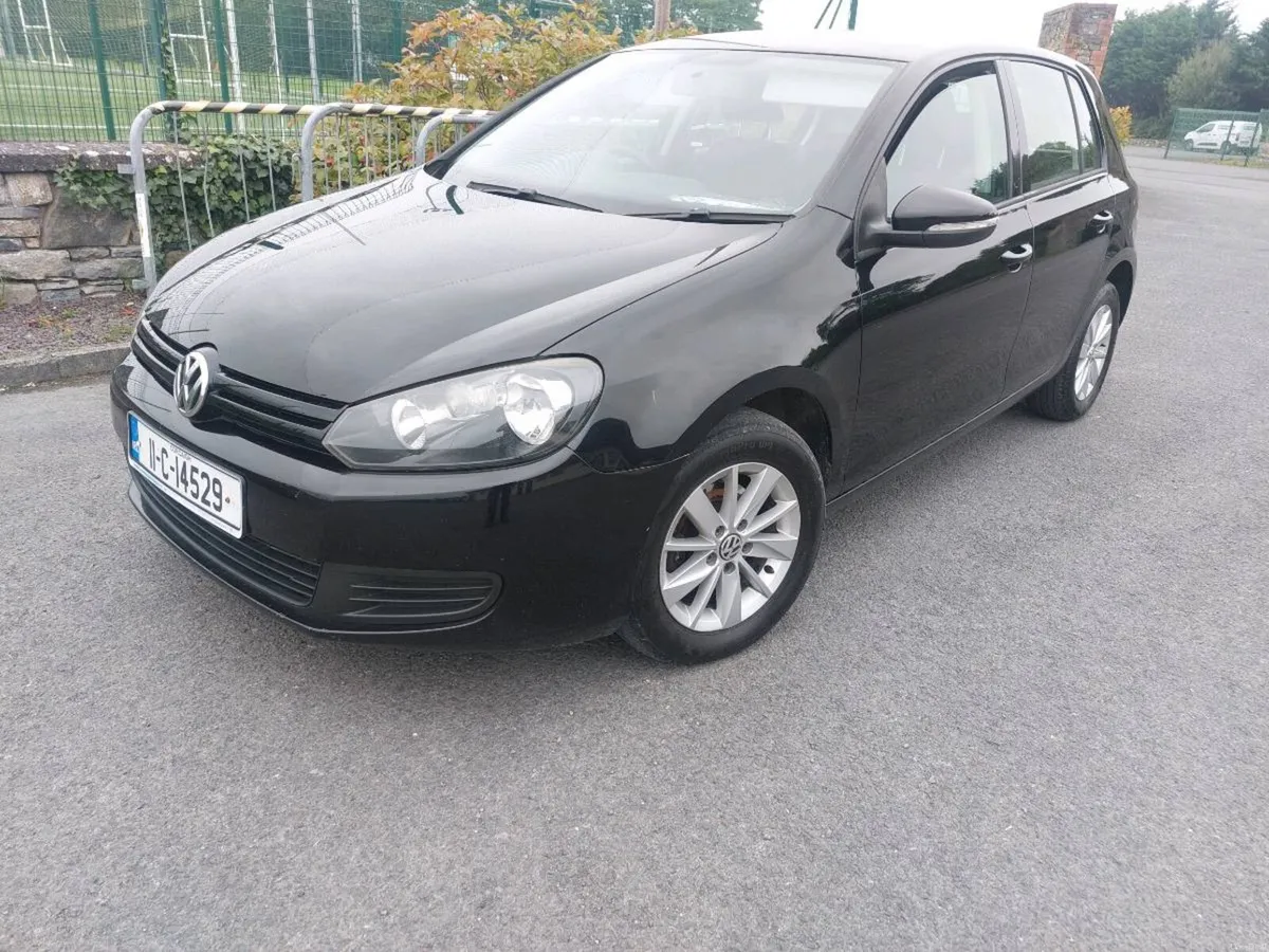 2011 vw golf 1.6 tdi nct 7/27 new nct  tax €200 - Image 1