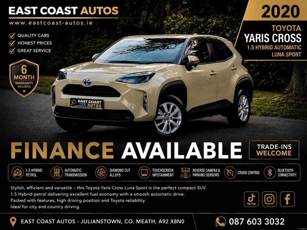 2020 Toyota Yaris Cross 1.5 Petrol Hybrid Automatc - Image 1