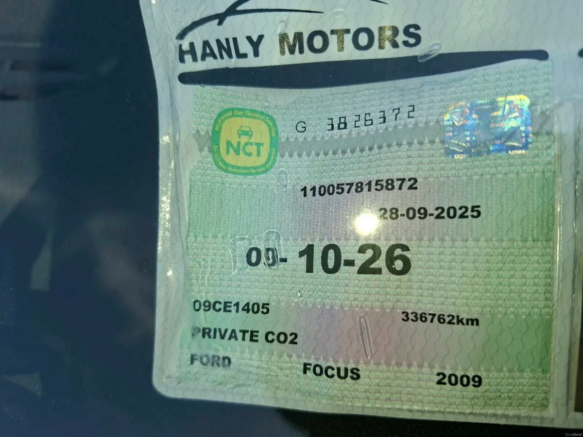 09 ford focus 1.8 dsl nct and tax - Image 6