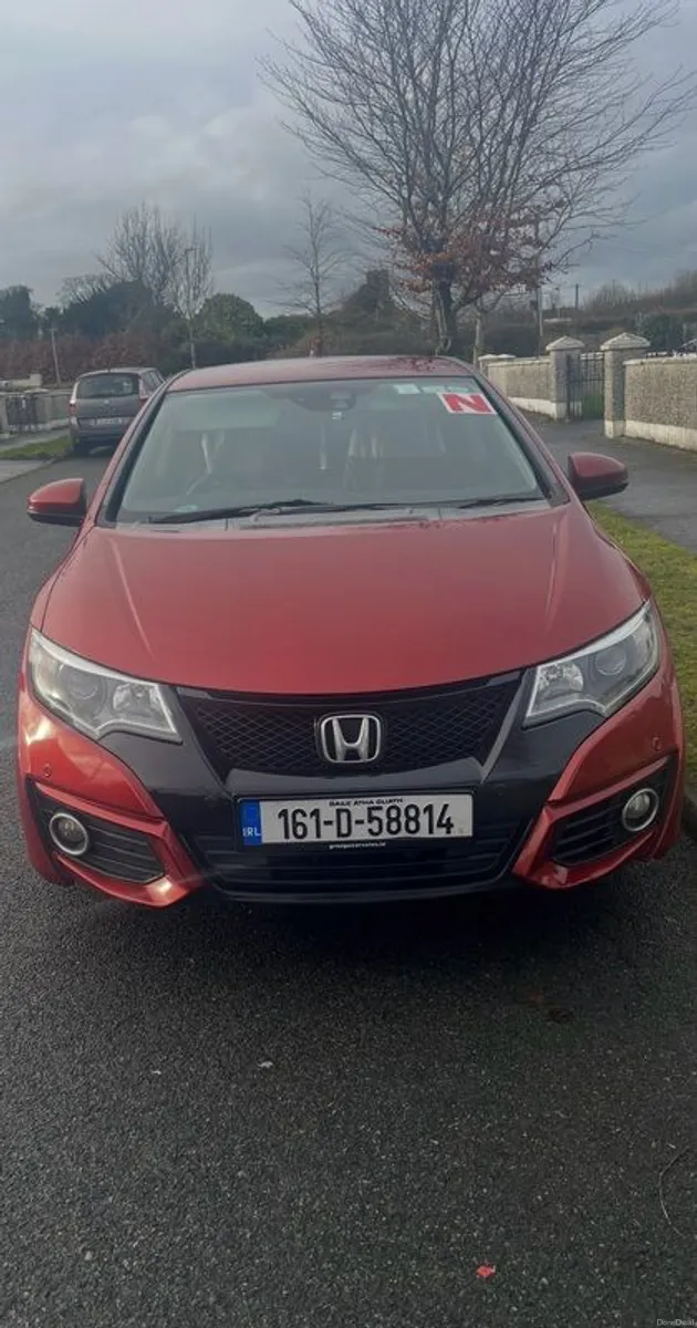 2016 Honda Civic 1.6 i-DTEC NCT 07/28 Tax 09/27 - Image 1