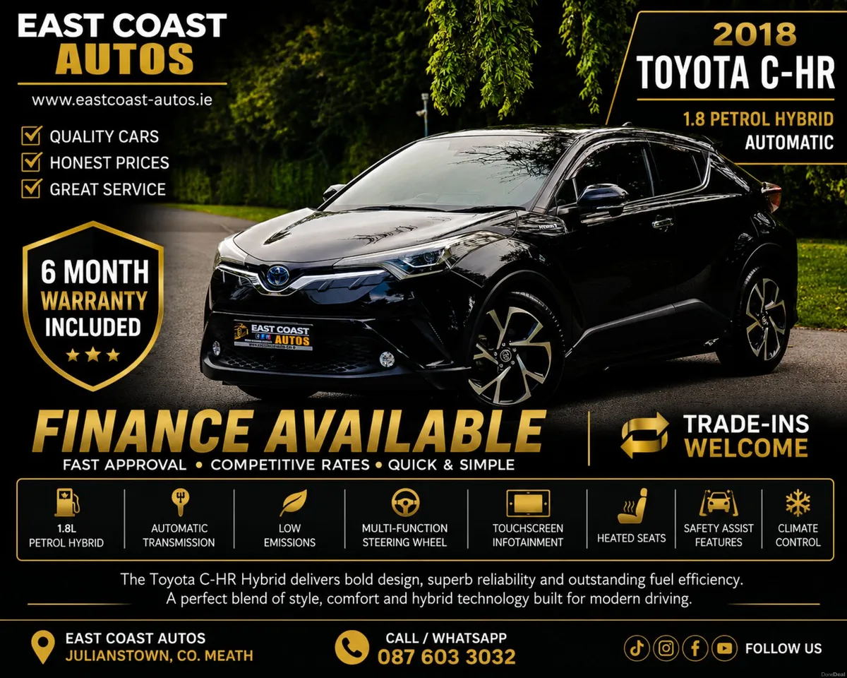 2018 Toyota C-HR  1.8 Petrol Hybrid Auto G Package - Image 1