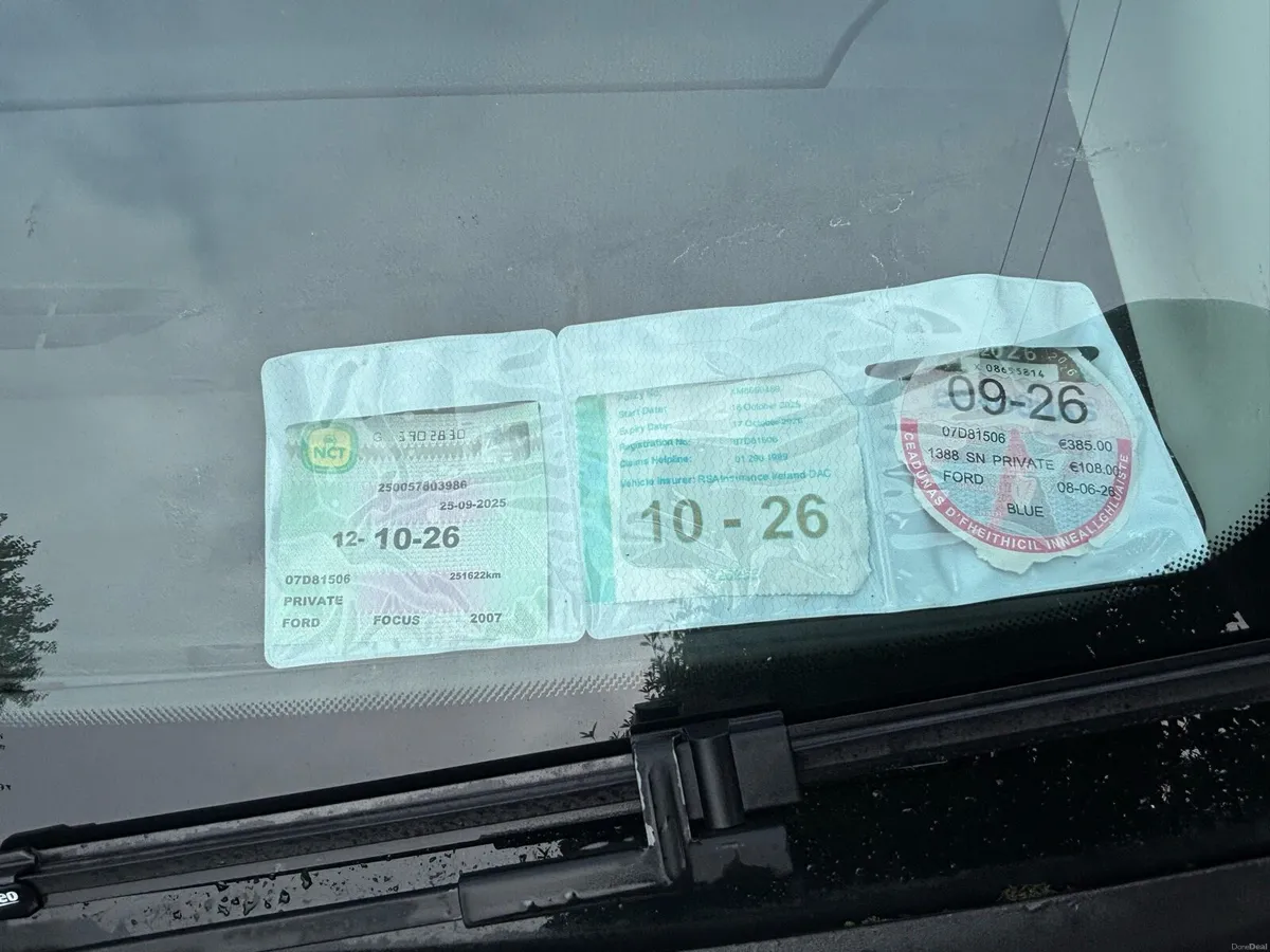 Ford Focus NCT and Taxed - Image 6