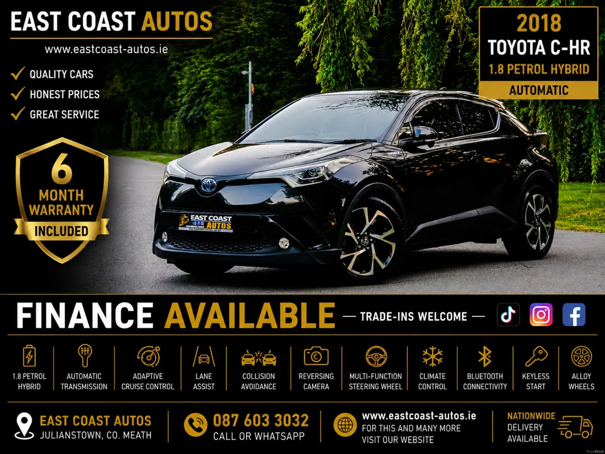 2018 Toyota C-HR 1.8 Petrol Hybrid Auto G Package - Image 1