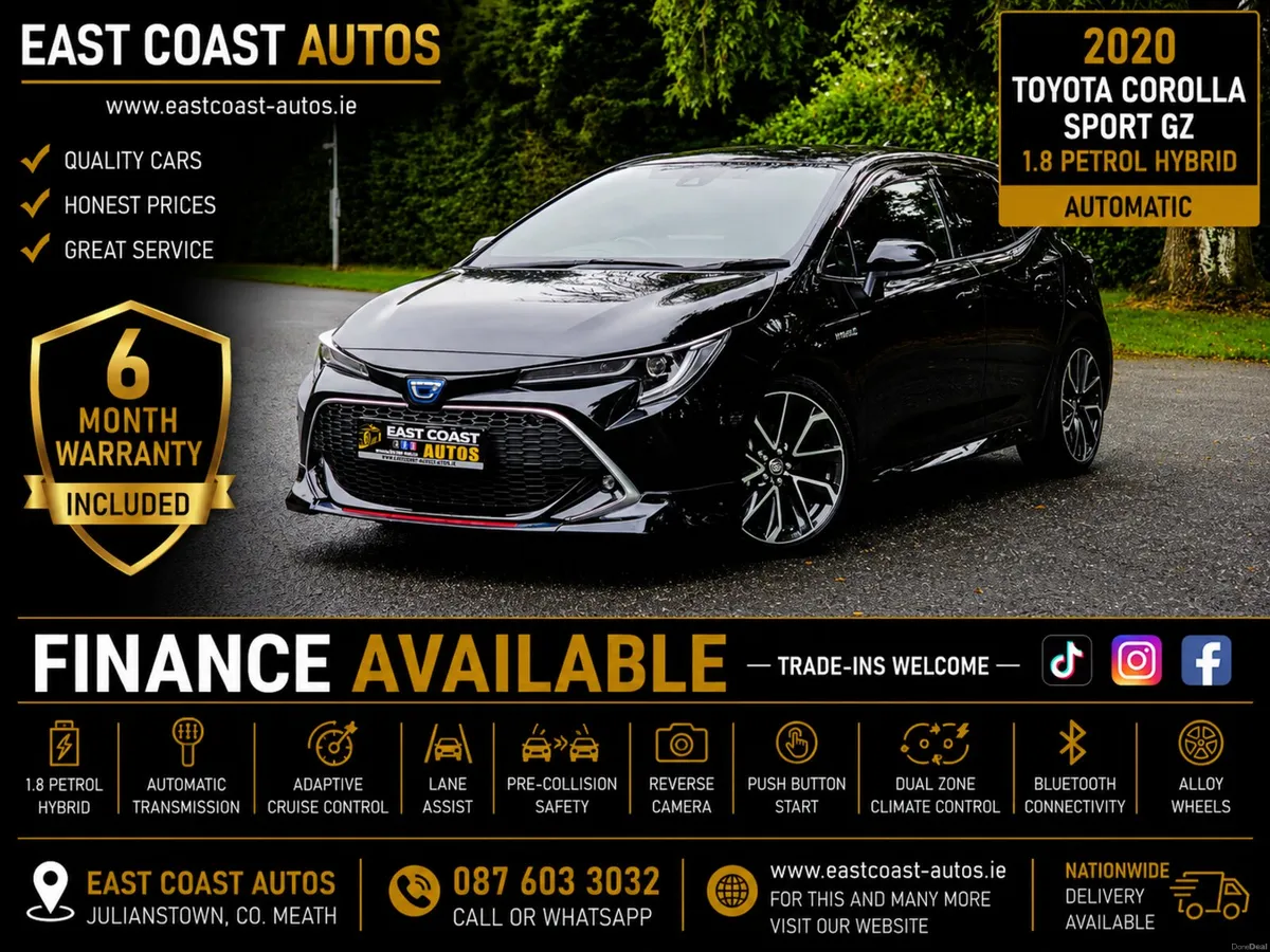 2020 Toyota Corolla Sport 1.8 Petrol Hybrid Auto Z - Image 1