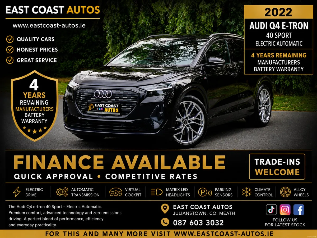 Audi Q4 e-tron 2022 S line Quatro MASSIVE SPEC - Image 1