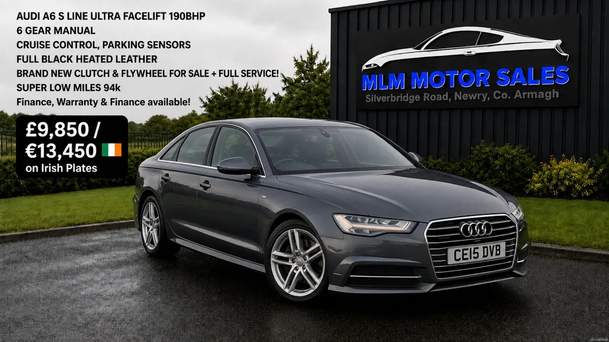 AUDI A6 2.0TDI🔥S LINE ULTRA 190bhp🔥 LOW VRT €2k! - Image 1