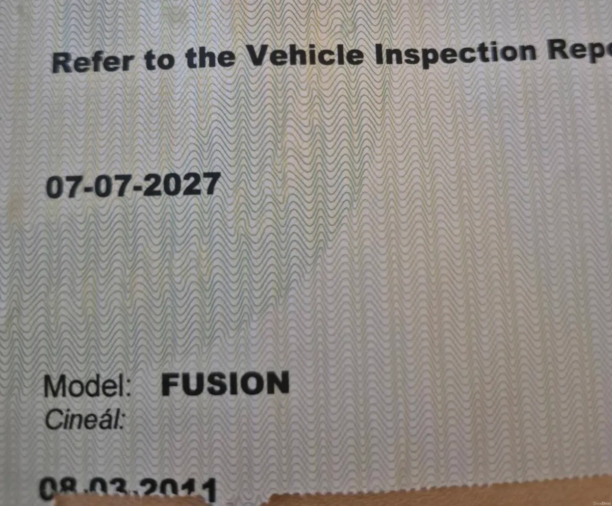 Fusion 2011 NCT 07/27 Tax 09/26 Low Klms !!! - Image 6