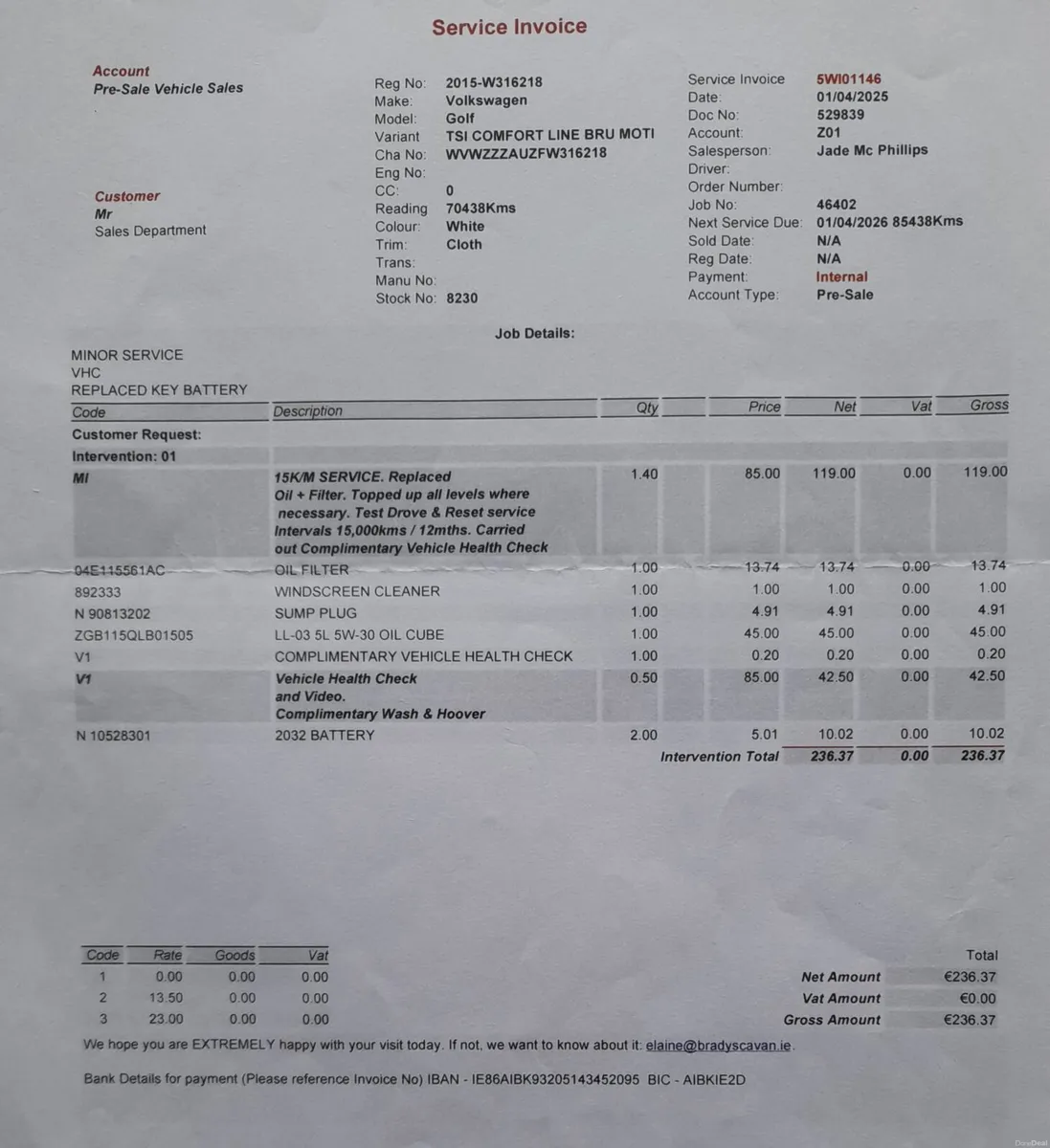 Excellent car with low mileage - Image 4