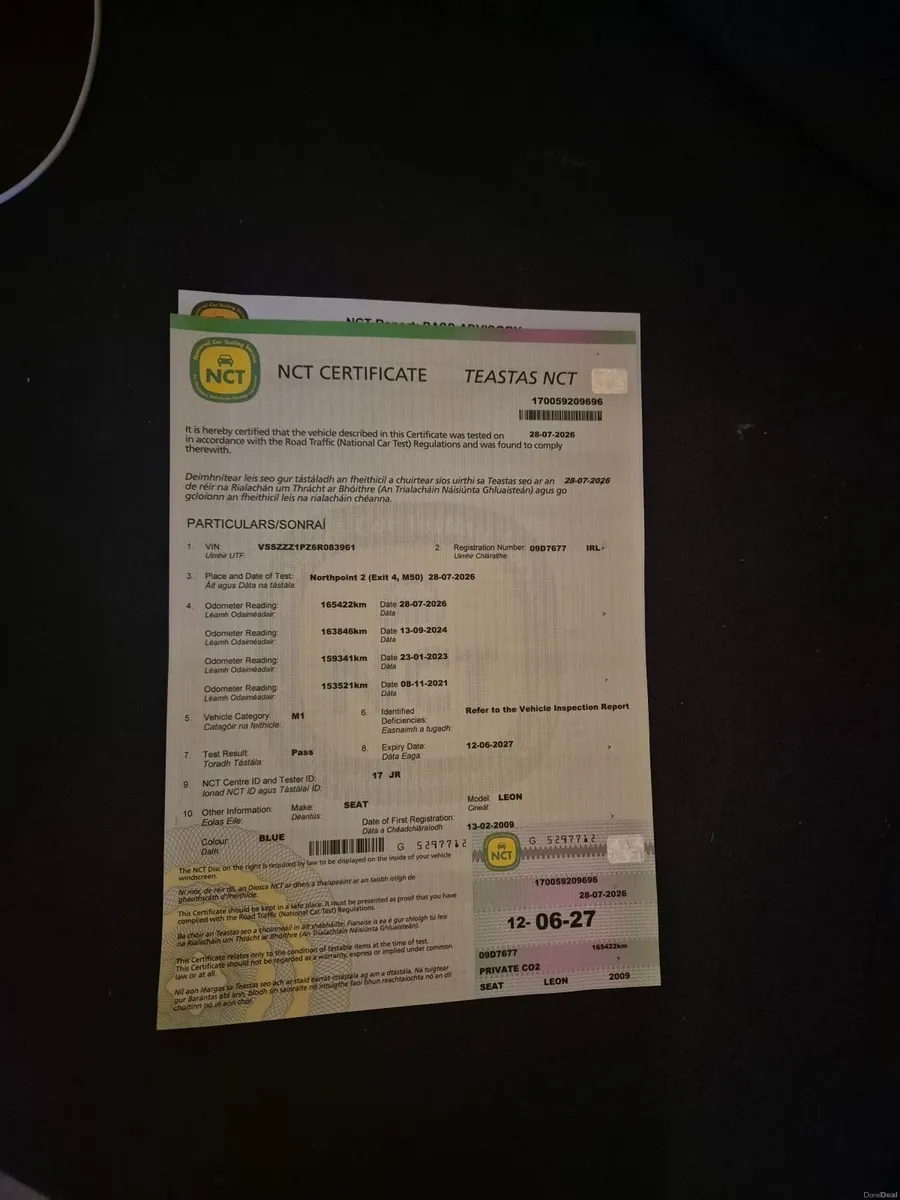 SEAT NEW NCT 1.6 petrol - Image 3