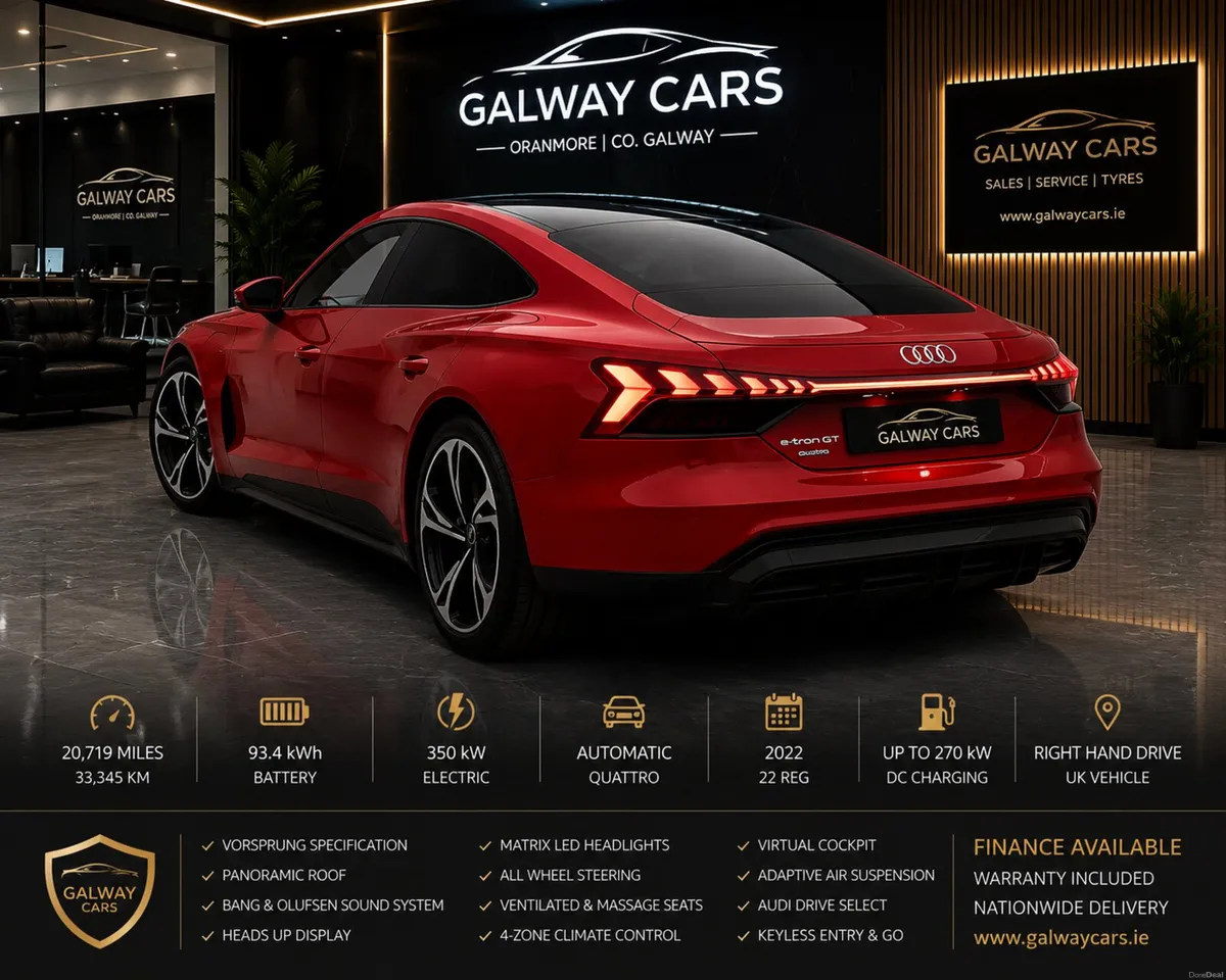 🇮🇪Audi e-tron GT 350KW VORSPRUNG (SUPER RARE) - Image 2