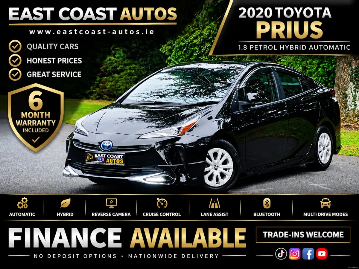 2020 Toyota Prius 1.8 Petrol Hybrid Automatic - Image 1
