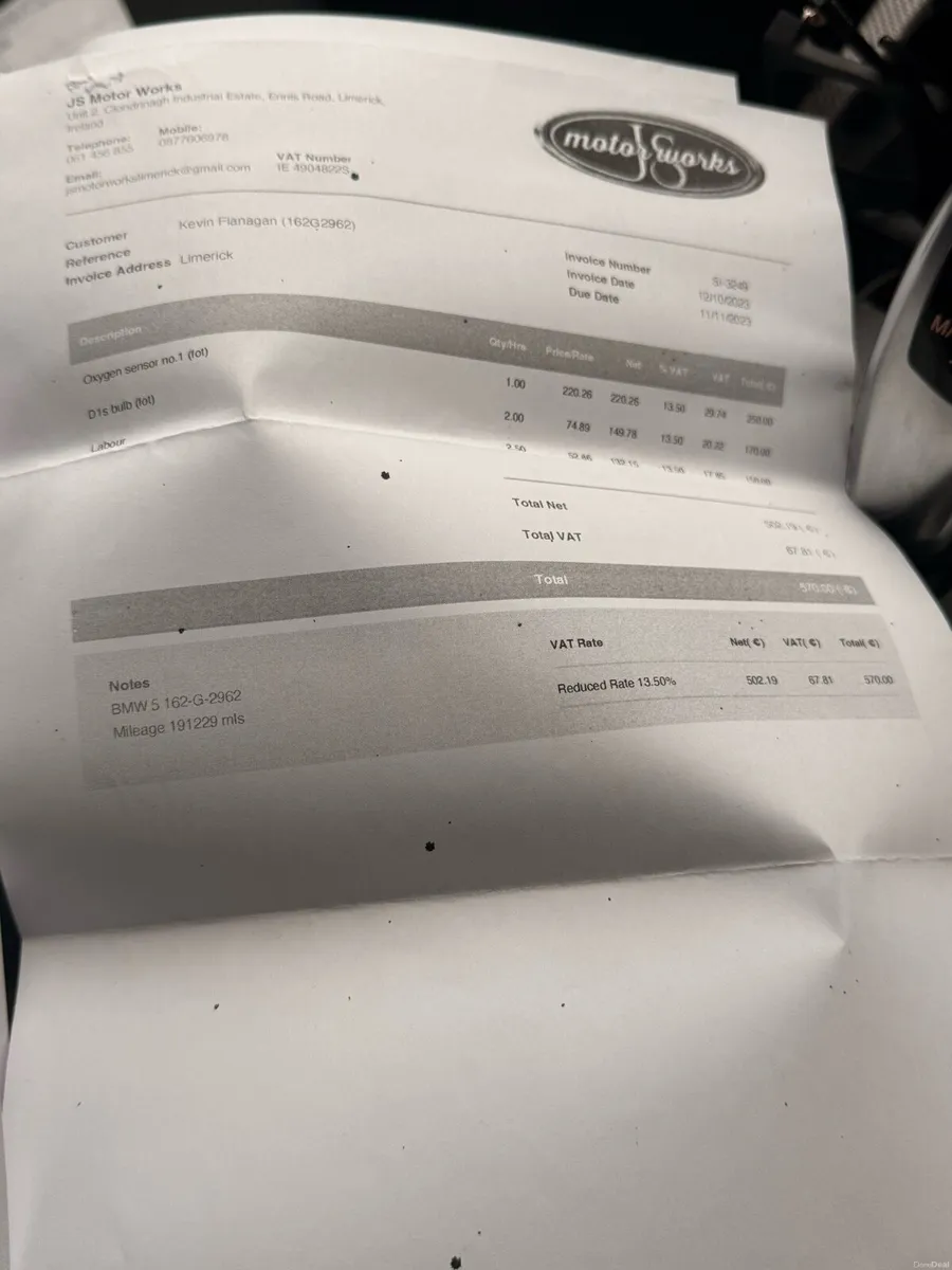 Bmw f10 m sport 2 years new Nct - Image 5