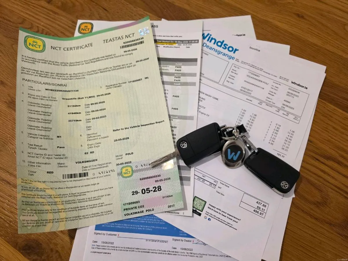 VW Polo/Only 51,400 kms /New NCT 2028/Automatic - Image 2