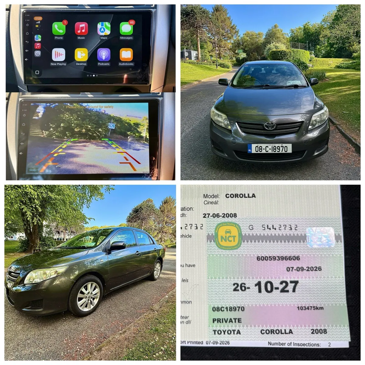 Toyota Corolla - 103k kms - NCT 10/27 - Image 1