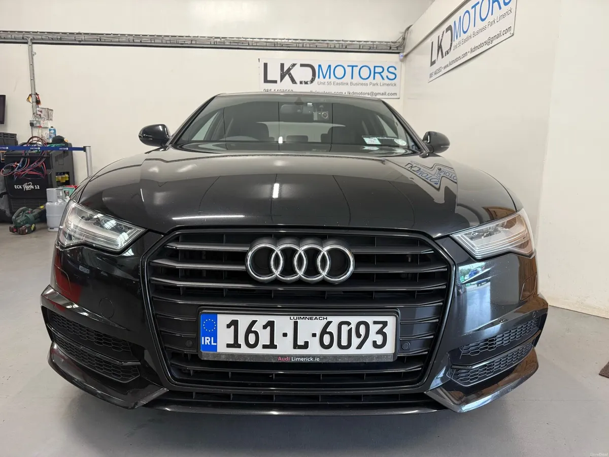 Audi A6 2016 black edition S line call 0851463553 - Image 1