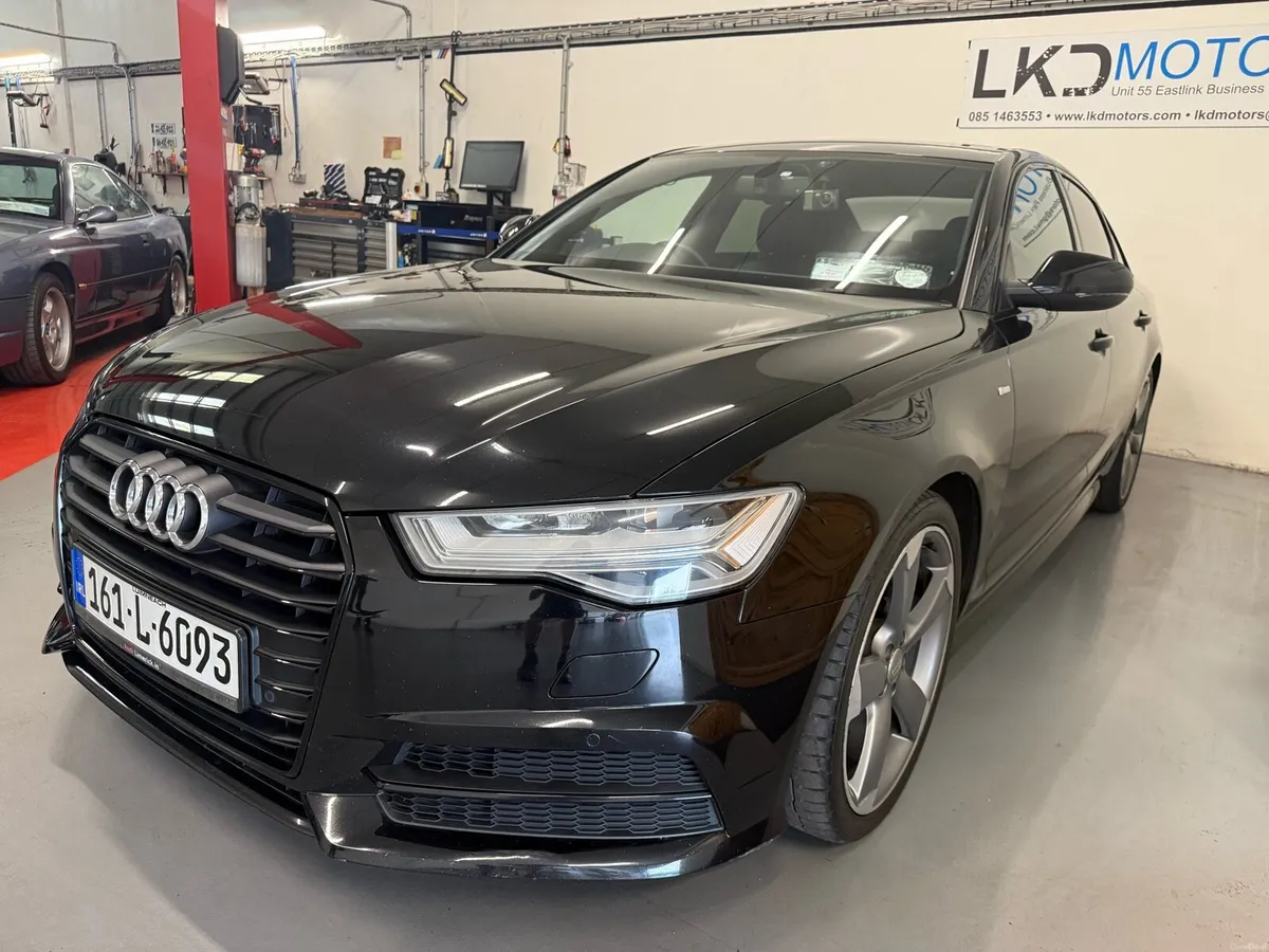 Audi A6 2016 black edition S line call 0851463553 - Image 3