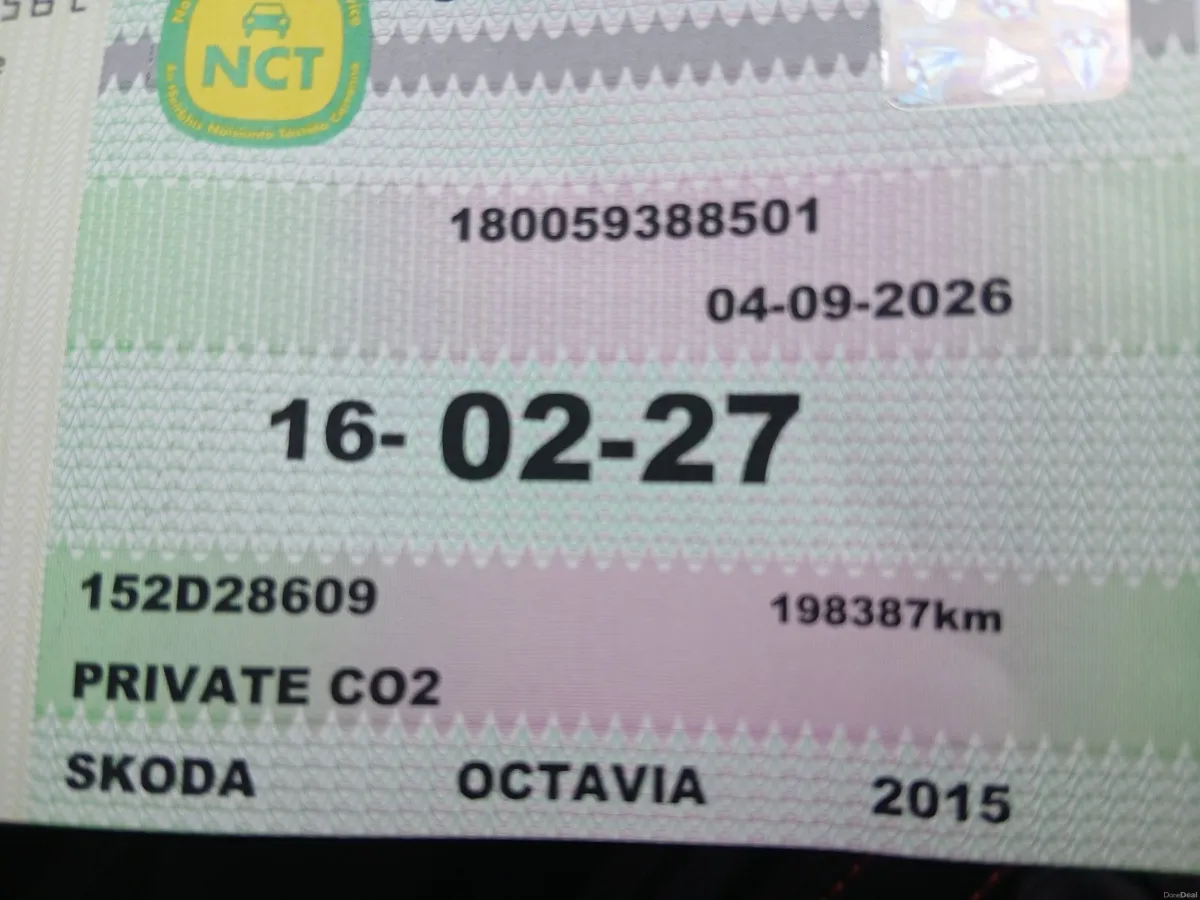 Skoda Octavia 2015 VRS DIESEL NEW NCT - Image 2