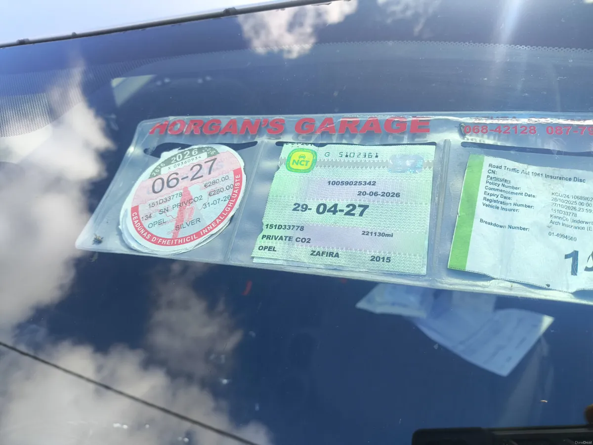 Opel Zafira 2015  2.0L - Image 3