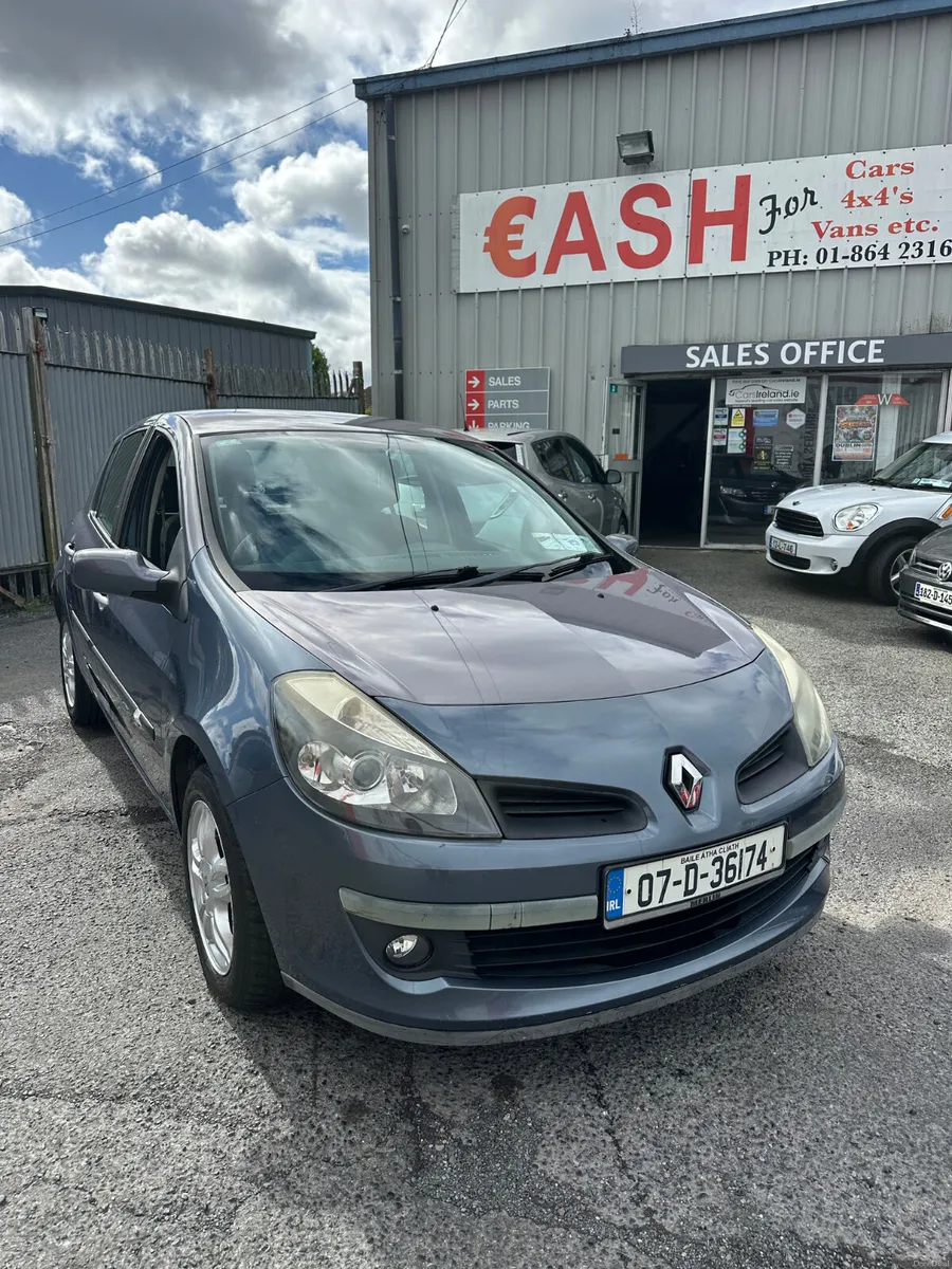 Renault Clio 2007 nct and tax €790 - Image 1
