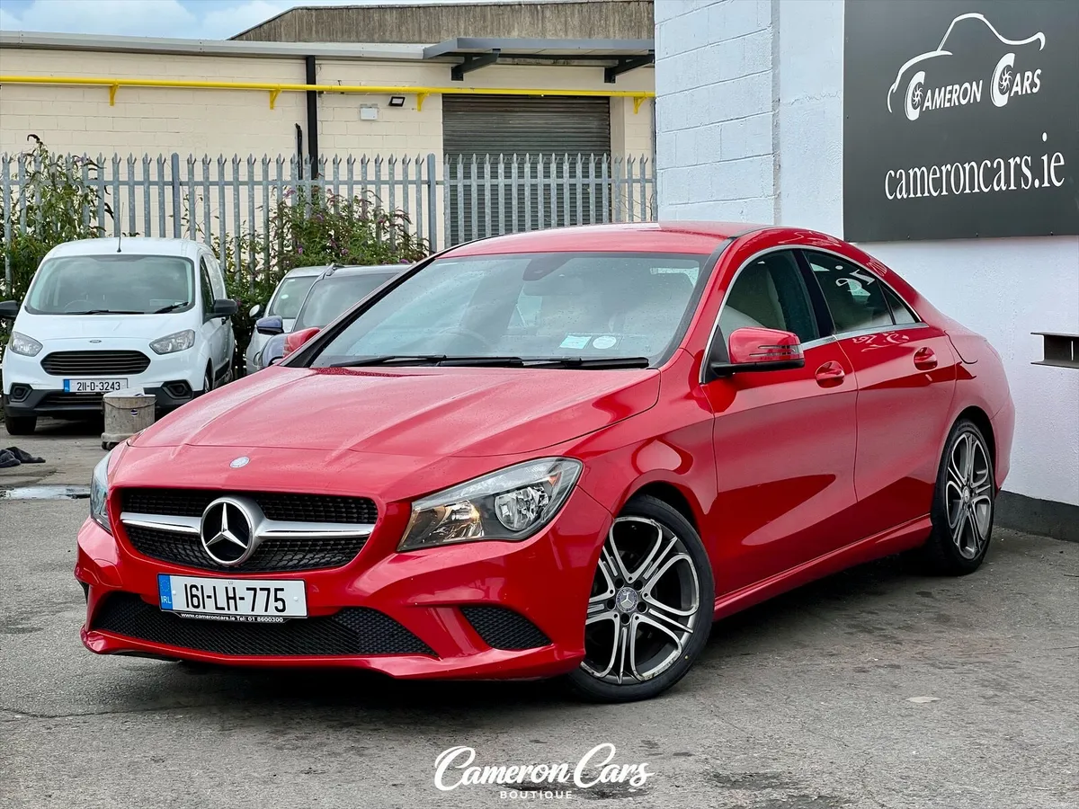 MERCEDES BENZ CLA 220d AUTOMATIC RED - Image 1