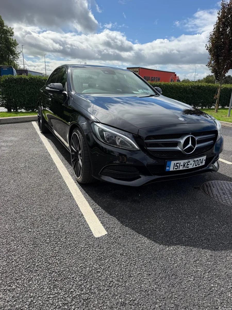 2015 Mercedes-Benz C220d BlueTec AMG Line — Black - Image 1