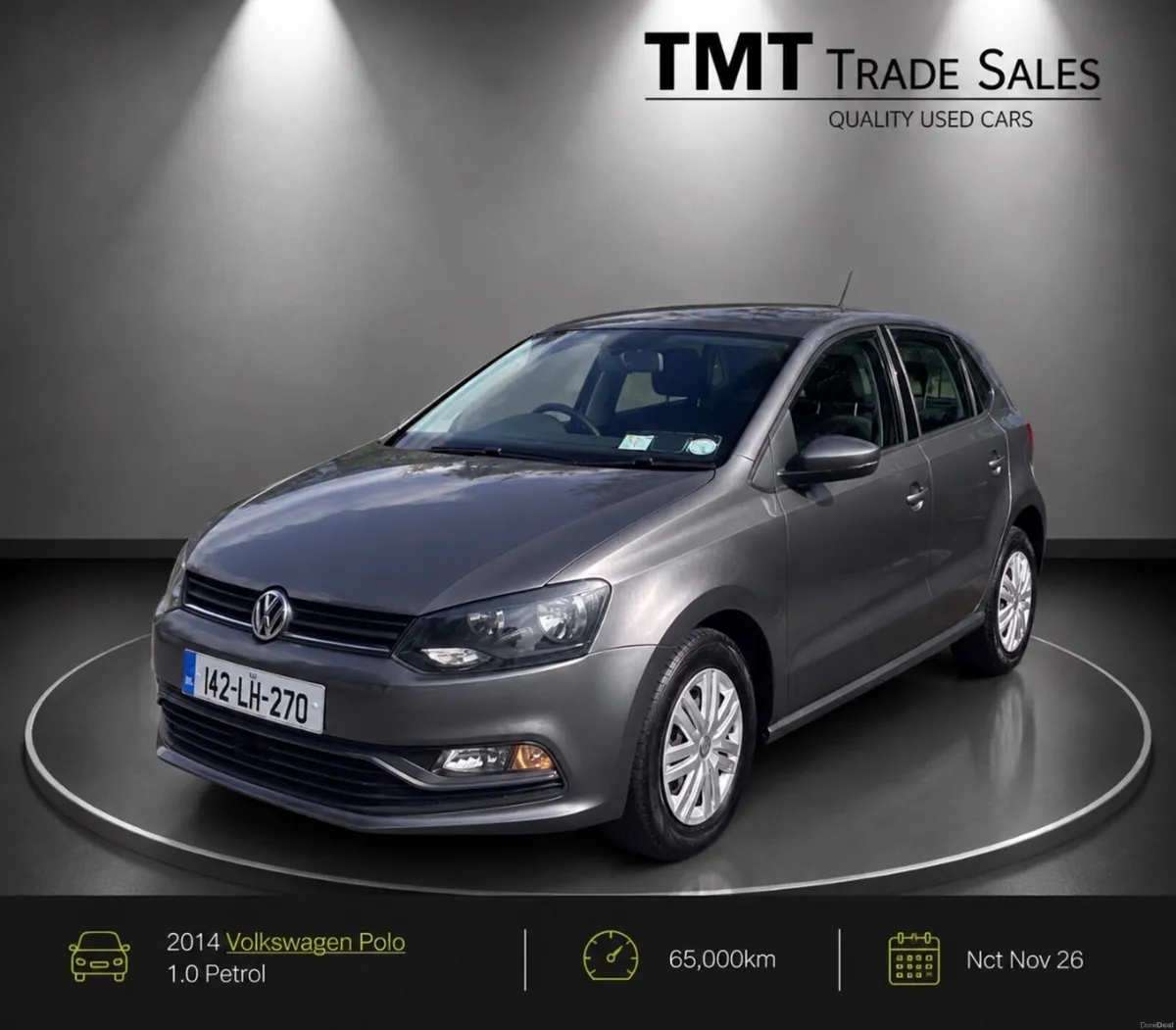 2014 Volkswagen Polo ONLY 65,000km 1.0 Petrol - Image 1