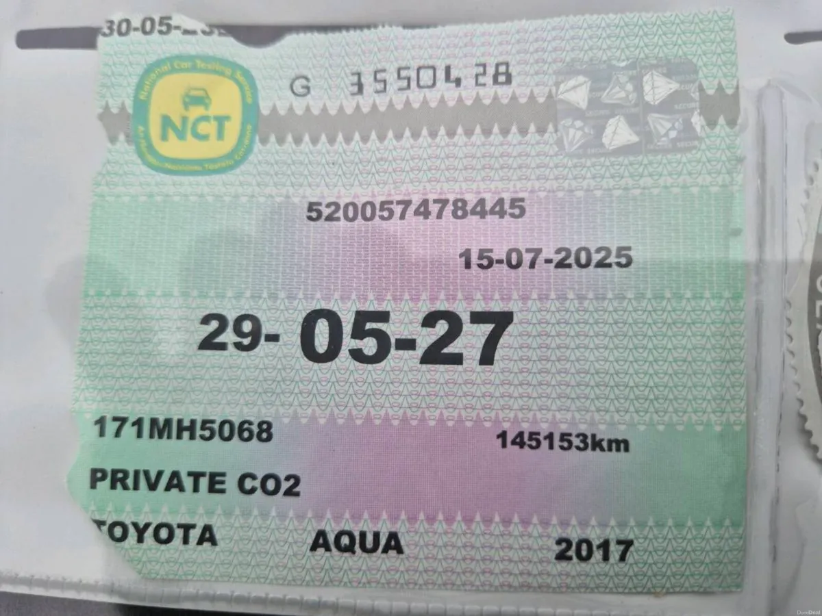 Aqua 2017 NCT 05/27 .. 147000 Klms Clean Car !!! - Image 5