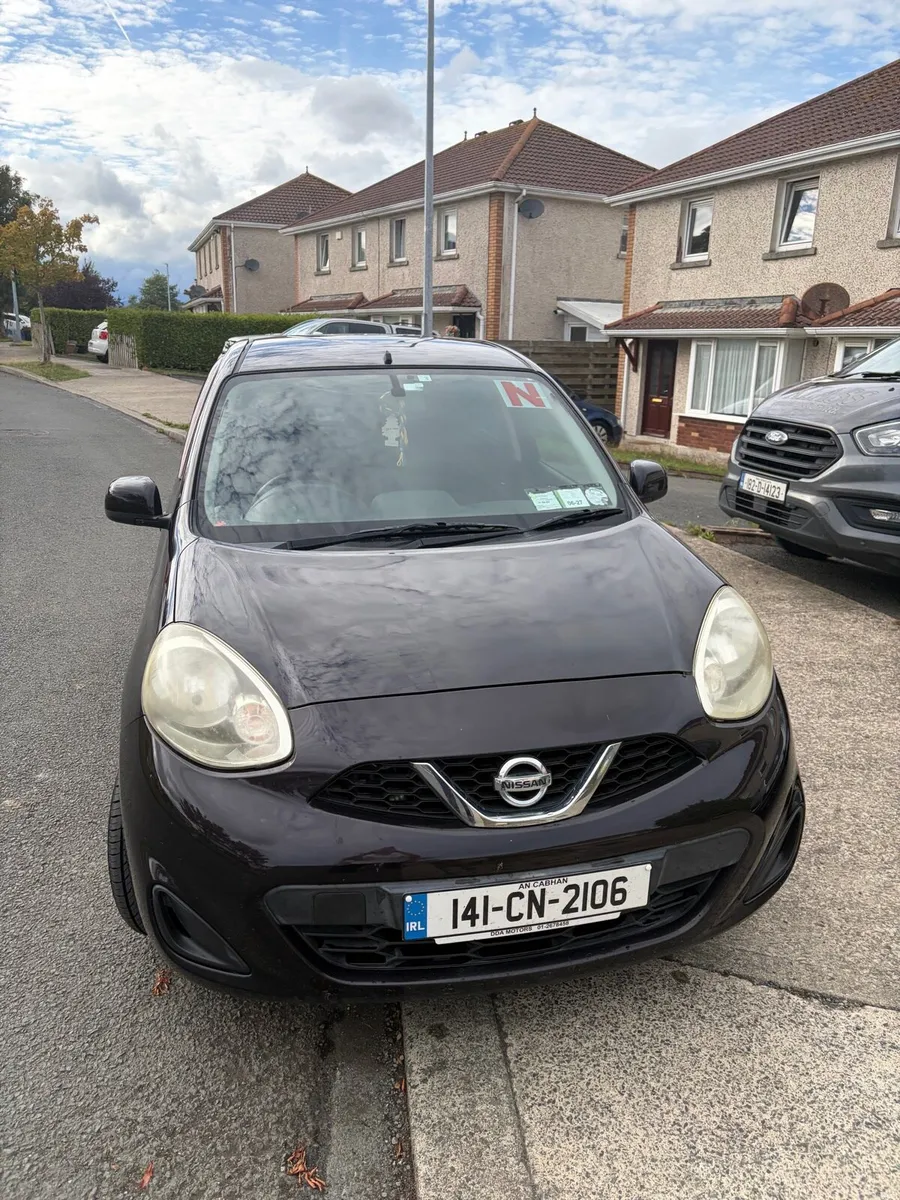 2014 Black Nissan March - Image 1