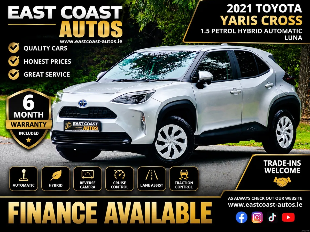 2021 Toyota Yaris Cross 1.5 Petrol Hybrid Auto - Image 1