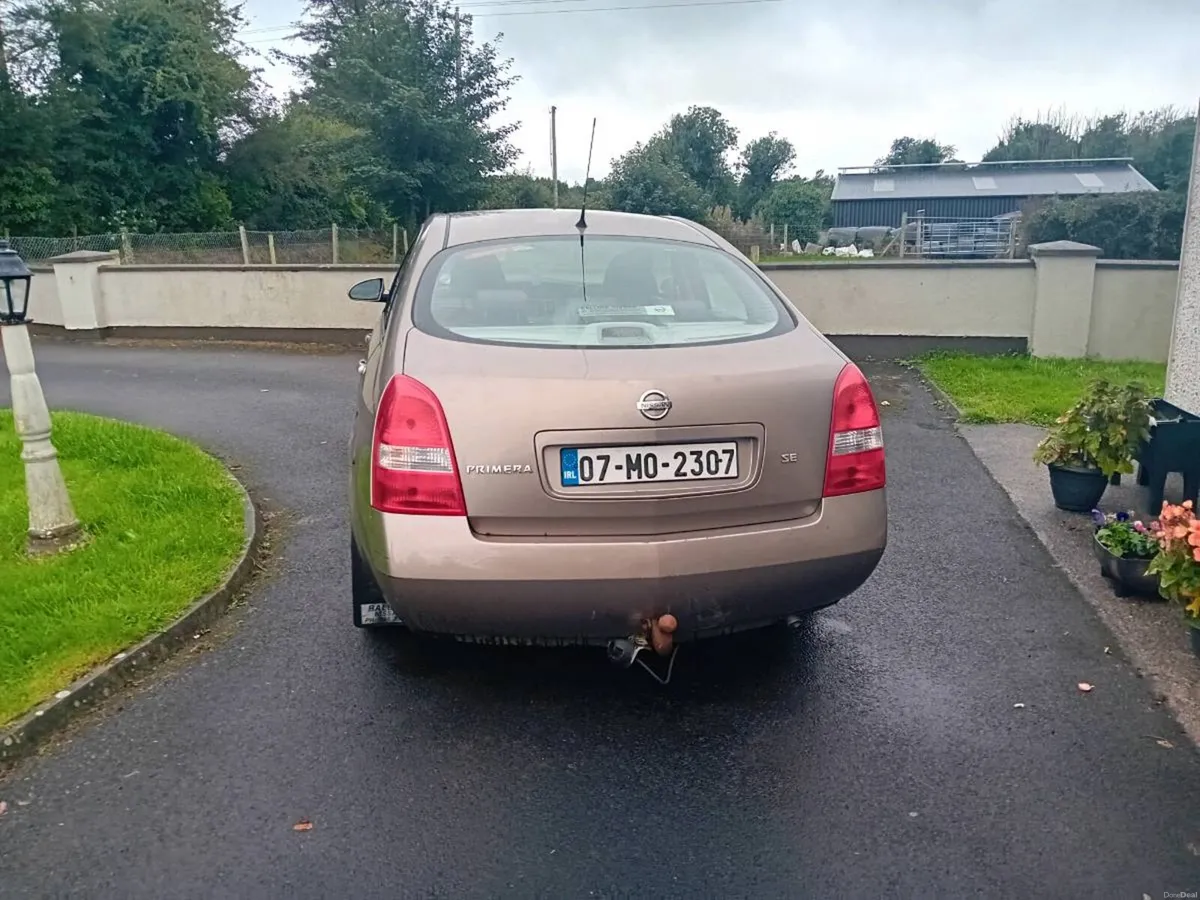 07 Nissan Primera Nct 3/27 taxed €1450 - Image 3