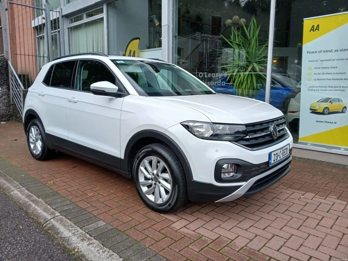 Volkswagen T-Cross Life 1.0 TSI 95HP, White,   Onl - Image 1