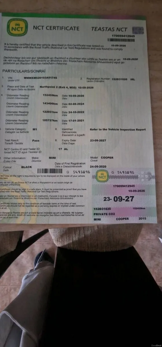 2015Mini Cooper1.5Manual150k KmFreshNCT - Image 2