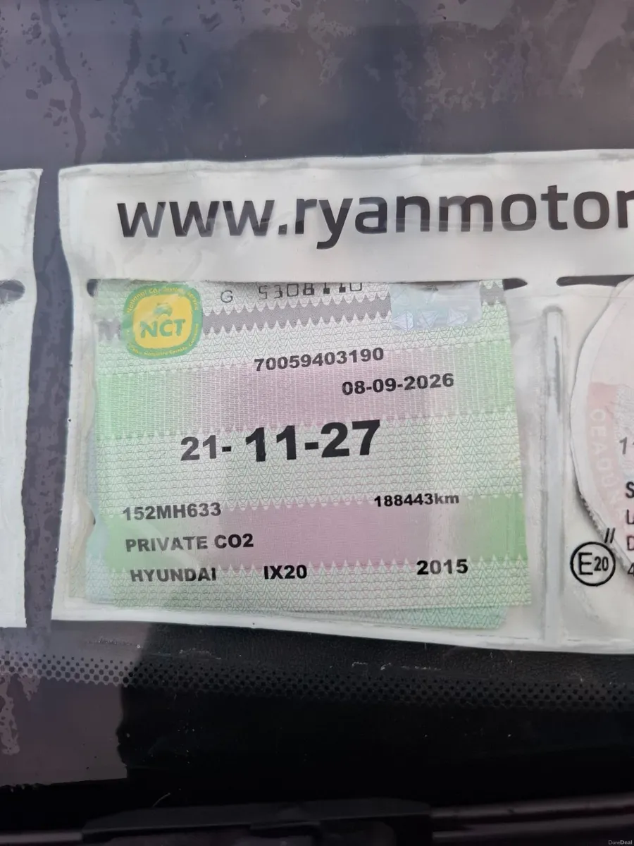 Hyundai ix20 2015 just passed NCT - Image 6