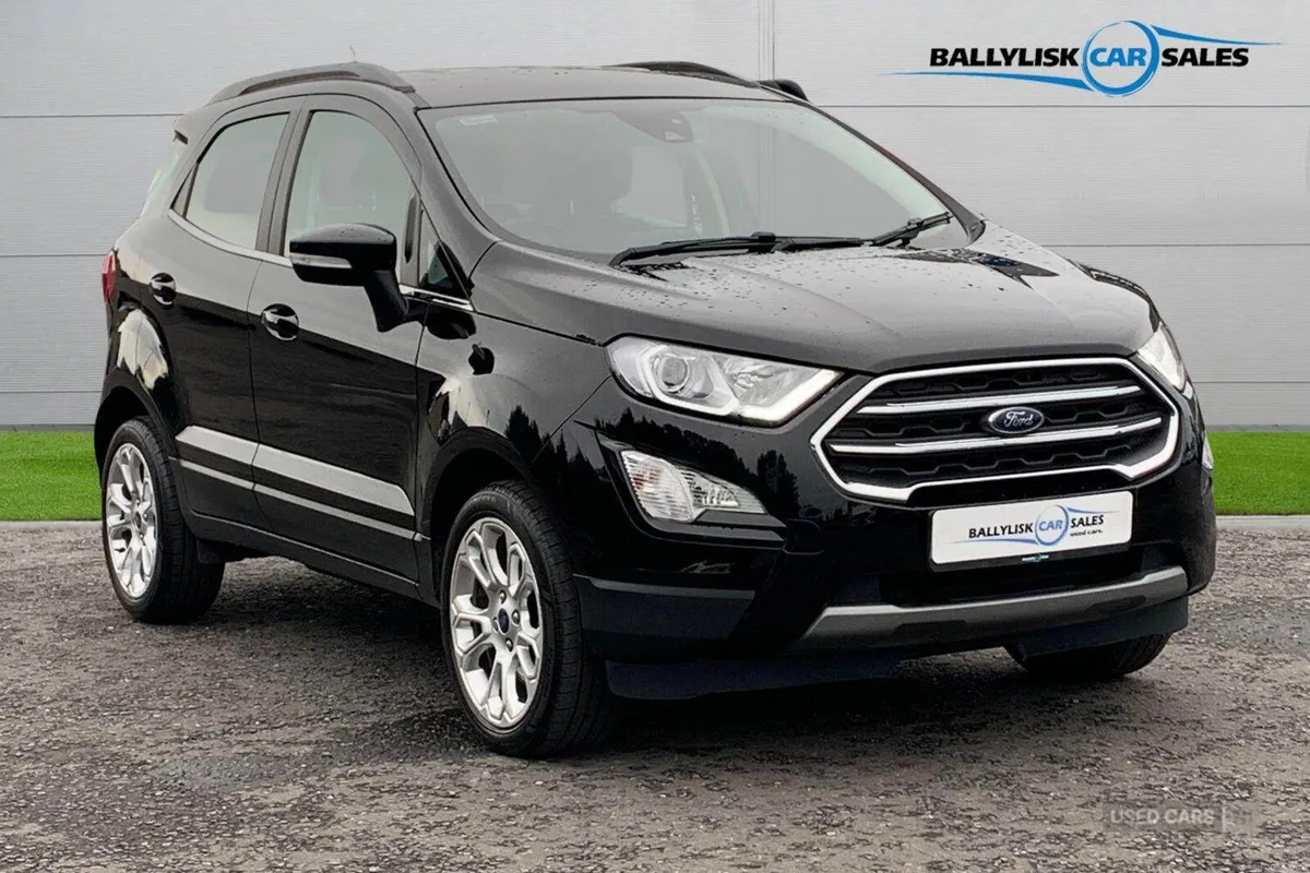 Ford EcoSport 1.0T 125PS Titanium in Black with 40 - Image 1