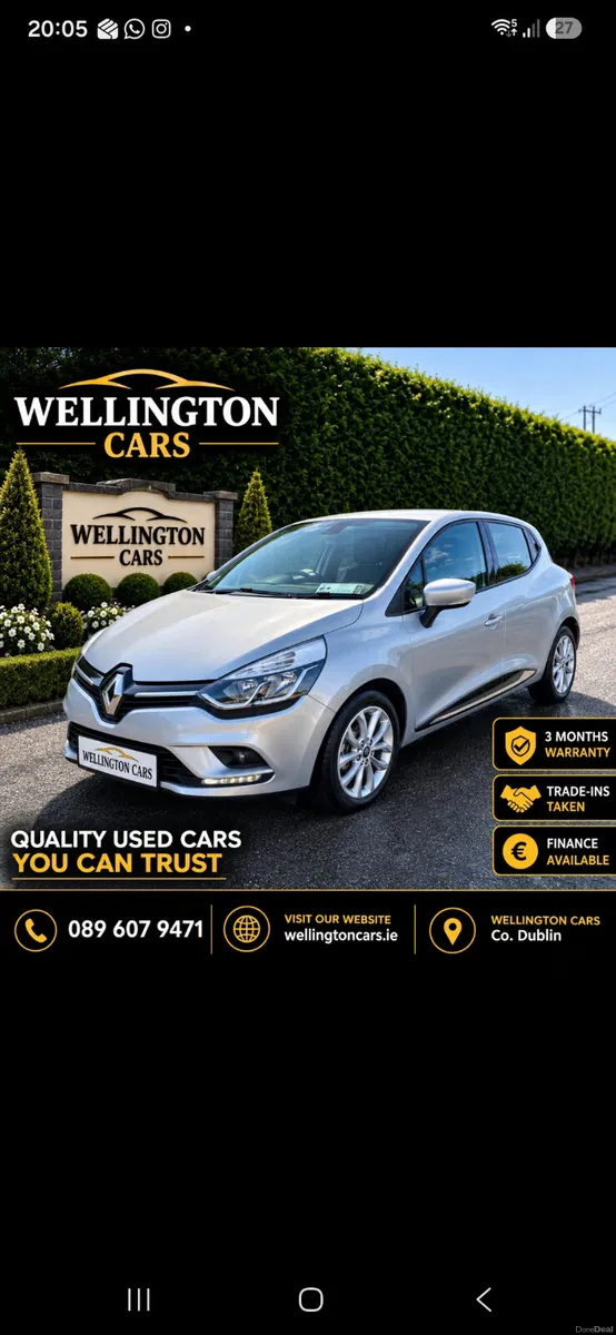 Renault Clio 2017 1.2 DYNAMIQUE NAV - Image 1