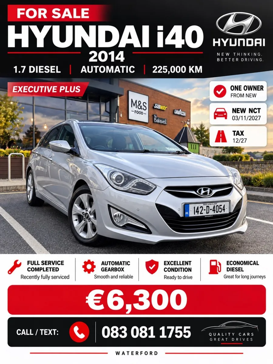 HYUNDAI i40 EXECUTIVE PLUS Automatic - Image 1