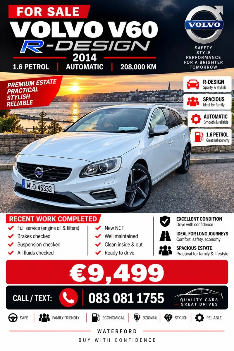 Volvo V60 R-DESIGN 1.6 petrol AUTOMATIC - Image 1